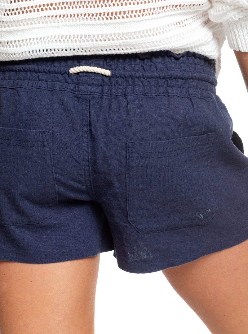 Roxy womens Oceanside Beach Shorts, Mood Indigo, Small US - Image 3